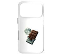 Chocolate Moon Cosmic Dessert Art Case for iPhone 17 Pro