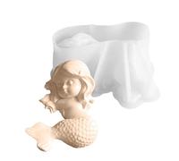 Chocolate Mould A - Chocolate Moulds Cake Mould | Mermaid Figurine Mould for Candles, Festive Themes, Christmas, New Year, Wedding, Kids, Fam