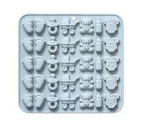 Chocolate Mould For Baby Shower - Baby Shower Chocolate Mould | 35 Cells Kitchen Cooking Baking Mould 'Footprint For Children, Soft Inflatable Matrix For Birthdays,