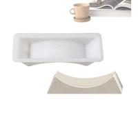 Chocolate mould, silicone with easy removal, reusable, mould for chocolate biscuits, pudding - for use with cakes, fondant, soap, candles, women, beginners, parties and