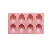 Chocolate Moulds for Easter, 8 Cavities Non-Stick Reusable | Easter Egg Molds for Pastry | for Candy Dessert Home Kitchen Spring Party