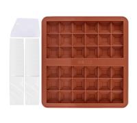 Chocolate Moulds | Silicone Mould for Baking | Dessert Moulds - for Making Chocolate Bars and Candy Fillings, Desserts, Snacks and Holiday and Christmas Treats