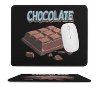 Chocolate Non-Slip Mouse Pads Square Desk Mat Rubber Gaming Mousepad for Computer Laptop Gamers 9.8"x11.8"