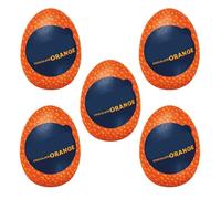 Chocolate Orange Cream Filled Egg 34g x Pack of 5 - Bite Your Way Through the Delicious Chocolate Orange Shell and Reveal the Creamy and Tangy Centre for a Sweet Surprise