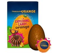 Chocolate Orange Exploding Candy Easter Egg 297g Tasty And Twisty Delicious Treat Gift Hamper For Birthday,Christmas,Easter,New Year