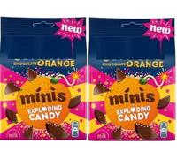 Chocolate Orange Exploding Candy Mini 105g(2pack)