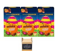 Chocolate Orange Small Easter Egg with Exploding Candy Minis, 91g | Real Orange Oil Milk Chocolate Egg | Fun and Festive Chocolate Treat with Candy Surprise (3 Packs)