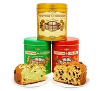 Chocolate, Pistachio, Fruity Cake Tin - Authentic Assorted Flavour 3 x 100g Christmas Cake for Birthday Gifts, Christmas Gifts