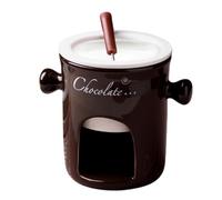 Chocolate Pot - 400g Ceramic Melting Mug, Small Heatproof Dipping Cup, Stylish Dessert Serving Bowl, Container | Creative Set for Parties Afternoon Tea Picnic Buffet Speci Good Durability
