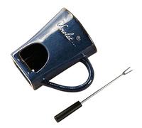 Chocolate Pot - Small Portable Stove | Cute Fondue Cup Mini Pot | for Caramel Cheese Candy Kitchen Restaurant Apartment Camping Christmas Birthday Holiday