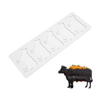 Chocolate Pouring Tray - Flexible Confectionery Maker with Five Slots, Quick Release Creature Pattern Baker, Non-Stick Dessert Shaping Tool, Reusable Confectionery Maker