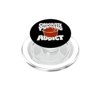 Chocolate Pudding Minimalist Badge Patch PopSockets PopGrip for MagSafe