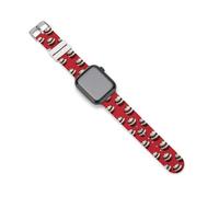 Chocolate Raspberry Cake Printed Silicone Watch Band Compatible with IWatch Waterproof Soft Replacement Strap 38mm/40mm
