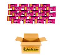 Chocolate Ruffle Bundle | Raspberry & Coconut Ruffles Bars 5x130g Packs | Dark Chocolate Coated Coconut & Raspberry Bars | Available in Multipacks | Indulgent Chocolate Treat Gift (24x)