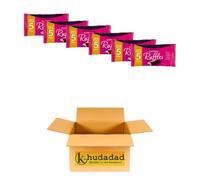 Chocolate Ruffle Bundle | Raspberry & Coconut Ruffles Bars 5x130g Packs | Dark Chocolate Coated Coconut & Raspberry Bars | Available in Multipacks | Indulgent Chocolate Treat Gift (6x)