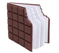 Chocolate Scented Flavor Notepad,70 Sheets Creative Message Pad,Self-Adhesive Reusable Pocket Writing Book,Chocolate Memo Pads for School Stationery Gift