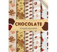 Chocolate Scrapbook Paper: 20 Double Sided Sheets | for Origami, Mixed Media Art, Journaling, DIY Projects, & More | 8.5" x 11"