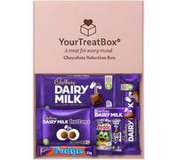Chocolate Selection Box, Chocolate Gift Box | Chocolate Hamper with Chocolate Buttons | Letterbox Friendly Gift Hamper for Family, Friends, Gift for Him, Gift for Her