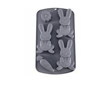 Chocolate Silicone Molds - 3D Bunny Shape, Non Stick Crafts, Casting Tool, Resin Casting Mold | Creative Mold Set for Gummies Ice Jelly Pastry Cake Decoration Soap Chocolate Cupcake Fudge Seasonal