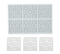 Chocolate Silicone Molds 3D Hollow Feather Leaf Fondant Mold Geometric Shaped Candy Mold Cupcake Cake Topper Sugar Craft Cake Decoration (I_7.88 * 5.32 * 0.08inch)