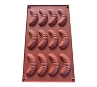 Chocolate Silicone Molds, Chocolate Molds - 12 Cavity Non-Stick Baking Mould for Chocolate - Food Grade Candy and Butter Mold, Lightweight Hard Candy Mold for