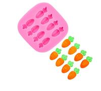 Chocolate Silicone Moulds Small Carrots Castings Molds Cake Baking Fondant Epoxy Resin Chocolate Small Carrots Silicone Castings Cake Decorating Tool