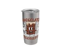Chocolate Solves All Your Problems Cocoa Chocoholic Stainless Steel Insulated Tumbler