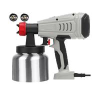 Chocolate Spray Gun, 800W Electric Paint Sprayer with 800ml Aluminium Bottle & 2 Copper Nozzles for Cake Decoration, Furniture & Farm Use