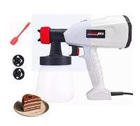 Chocolate Spray Gun, Adjustable Airbrush Coloring Tool with Multiple Nozzles, for Baking and Cake Decorating