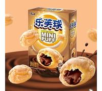 Chocolate Strawberry Cream Puffs,Desserts,Pastries,Dim Sum,Fruit Loaves,Healthy Breakfast Bread,Fruit Snacks,Instant Meal replacements,Snack Foods,Delicious Snack Gifts (Chocolate taste,3 boxes)