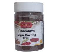 Chocolate Sugar Dusting 200g Hot Drinks Topper Popcorn Seasoning Cupcake Sprinkles Icing Flavouring Baking by The Spice Specialist