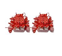 Chocolate Sweet Cracker Gift Set Celebration Treats Present Adults Kids Birthday Wedding Graduation Anniversary Mothers Fathers Baby Shower Thank You- Party Favour (Mixed Red Stripes/heart 12 Pack)