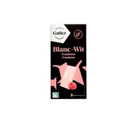 Chocolate tablet Galler White Raspberry, 80 g