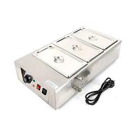 Chocolate Tempering Machine 1000W with Temp Control 30℃~80℃, 3 Cylinder Hot Melter for Professional Chocolate Heating and Melting, Ideal for Baking and Confectionery