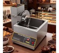 Chocolate Tempering Machine, Electric Melting Mixer, Stainless Steel Coating Machine, 12kg Capacity