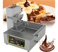 Chocolate Tempering Machine with Melting Tank - Automatic Mixer for Dipping, Molding & Coating - Precise Temperature & RPM Control - 12KG Capacity