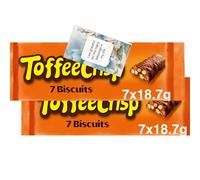 Chocolate Treat Bundle With Toffee Crisp Chocolate Snack, 7 Biscuits (2 Pack) - By Oerich Gift
