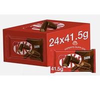 Chocolate Treat NewKit Kat 4 Finger Dark Chocolate Bar 41.5g Pack Of 24 For Adults and Children By Experts Supplies Ltd