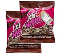 Chocolate Treats Bundle With Original Caramel Chocolate Nibbles Bag (2 Pack) - By Oerich Gift