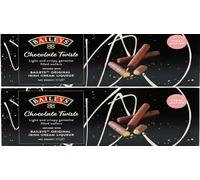 Chocolate Twist Wafer Rolls Infused with Baileys Irish Cream Liqueur (Pack of 2)