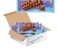 Chocolate Varieties Collection- Delicious Chocolate Snack Pack - Perfect for Sharing or On-the-Go - Mk (Half Box(7 Bars), Bubbly Milk 90g)