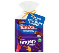 Chocolate Wafer and Mini Biscuit Fingers Bundle - Individually Packed Snack Packs - Perfect for School, Office, or On-the-Go Treats - Blue Nile Foods