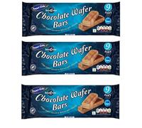 Chocolate Wafer Bar Bundle | BlueRiband Milk Chocolate Wafer Bars - 9 x 18g | Classic Crispy Wafers Coated in Smooth Milk Chocolate | 100 Calories Per Bar, 173g Total, Pack of 3