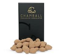 Chocolate with caramelized almonds | Crunchy almonds covered in dark chocolate and sprinkled with cocoa powder | Handcrafted sweet snack | A gift for loved ones | CHAMBALL