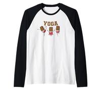 Chocolate Yoga Raglan Baseball Tee