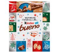 Chocolates Kinder Bueno Advent Calendar, 24 Mini Chocolates, 167g (Pack of 1)