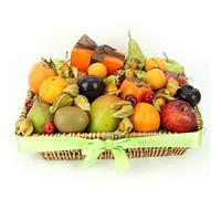 Chocolates 'n' Fruits Hamper - Fruit Gift Baskets and Gift Hampers with Next Day UK delivery with Personal Message Attached