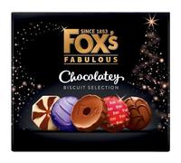 Chocolatey Biscuit Selection 365g - Luxurious Buttery Biscuits with a Chocolate Centre - Treats For Share With Family And Friend