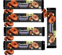 Chocolatey Milk Chocolate Rounds Biscuits PMP 130g - Shortcake Biscuit Coated in Milk Chocolate (6 x Packs)