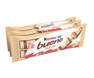Chocolatina Kinder Bueno White, 3 x 39g